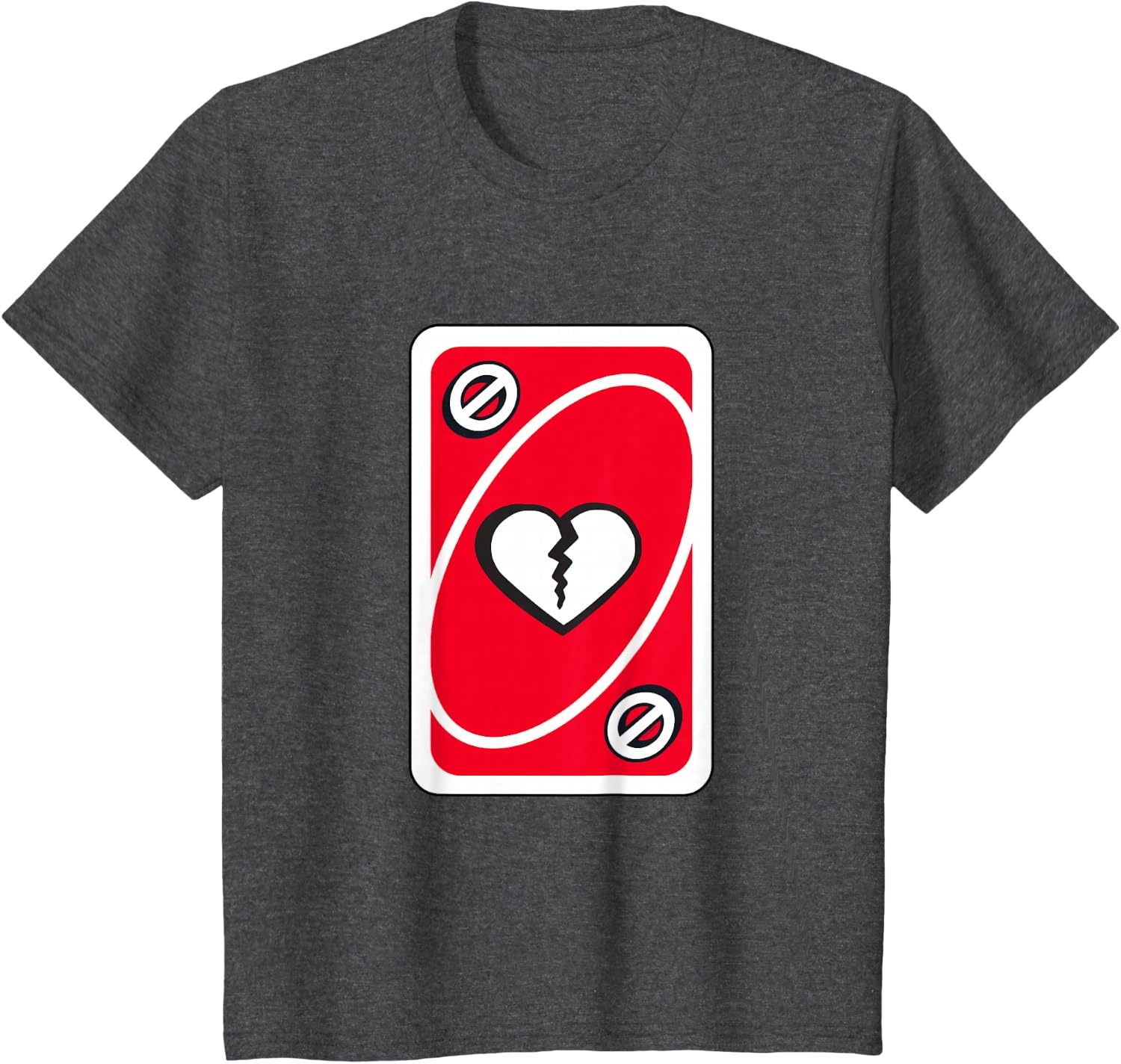 image:imageUNO Heart Skipping for You Valentines Day TShirtDark Heather Grey