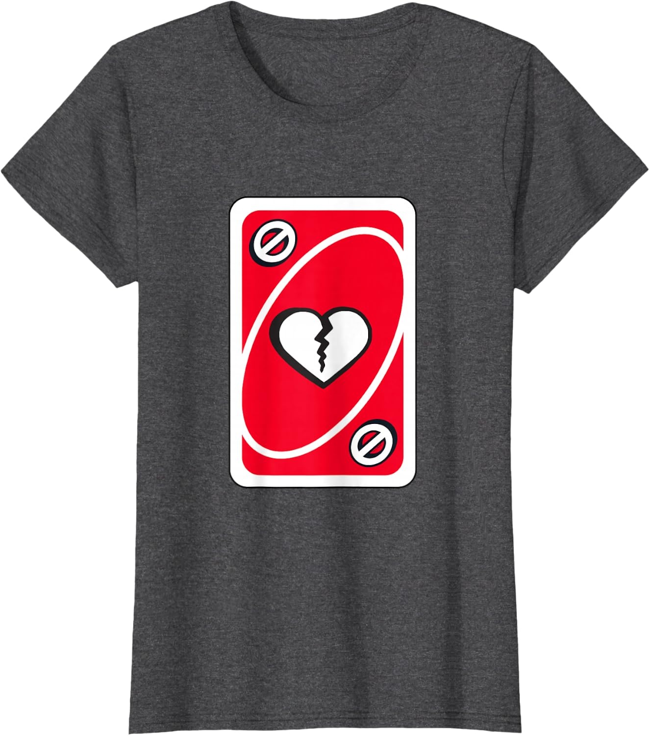 image:imageUNO Heart Skipping for You Valentines Day TShirtDark Heather Grey