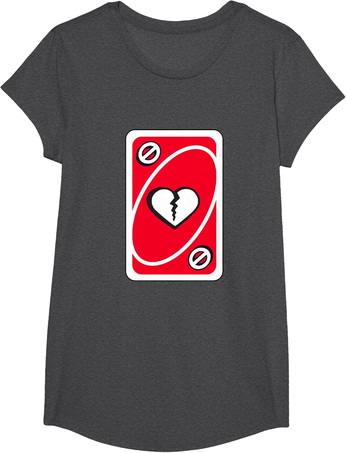 image:imageUNO Heart Skipping for You Valentines Day TShirtDark Heather Grey
