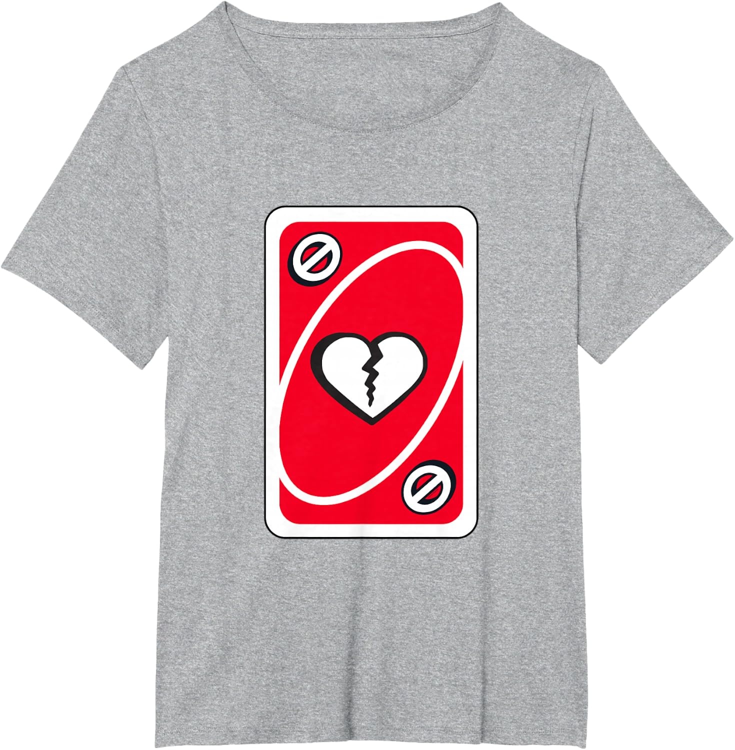 image:imageUNO Heart Skipping for You Valentines Day TShirtHeather Grey