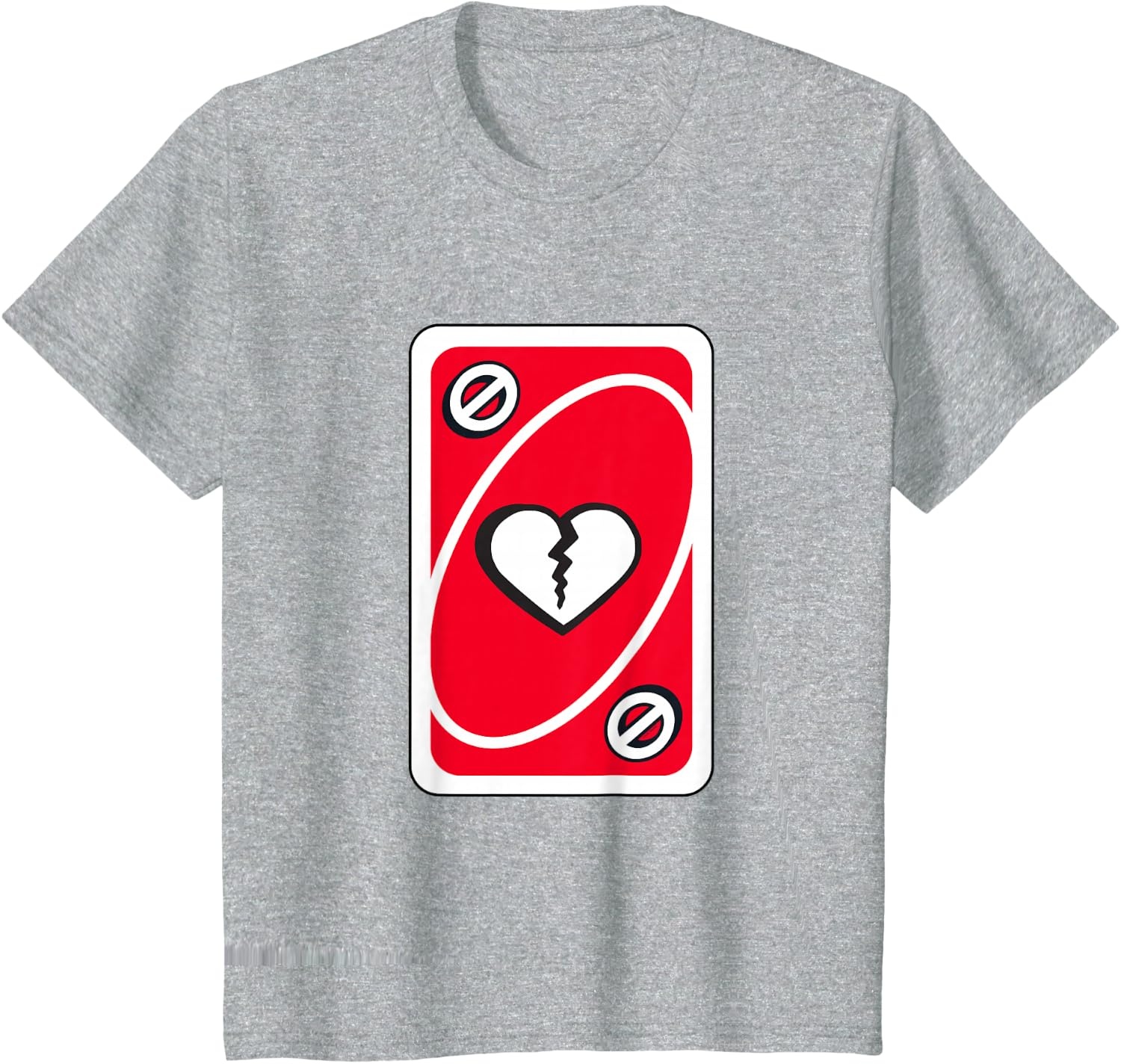 image:imageUNO Heart Skipping for You Valentines Day TShirtHeather Grey