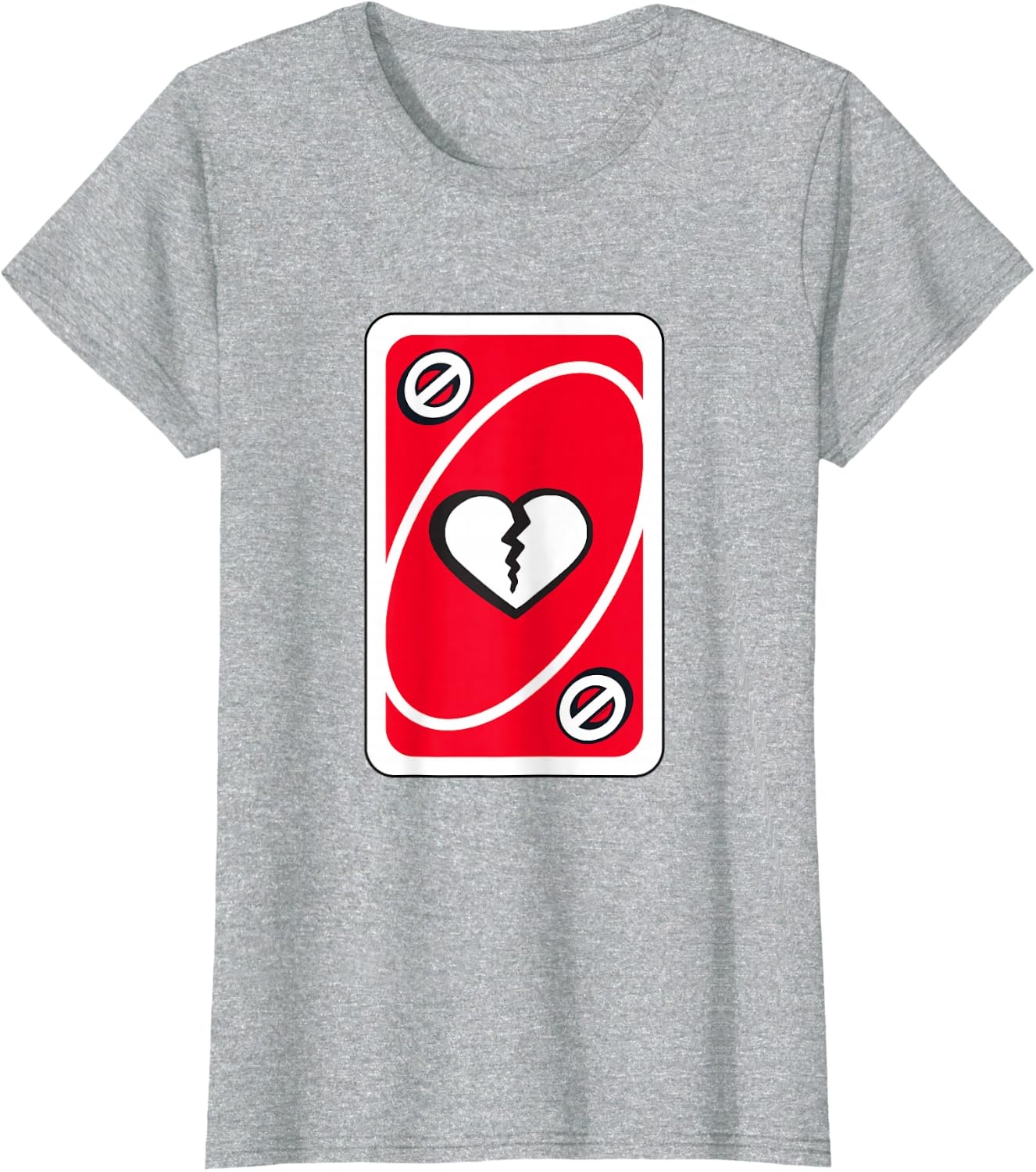 image:imageUNO Heart Skipping for You Valentines Day TShirtHeather Grey