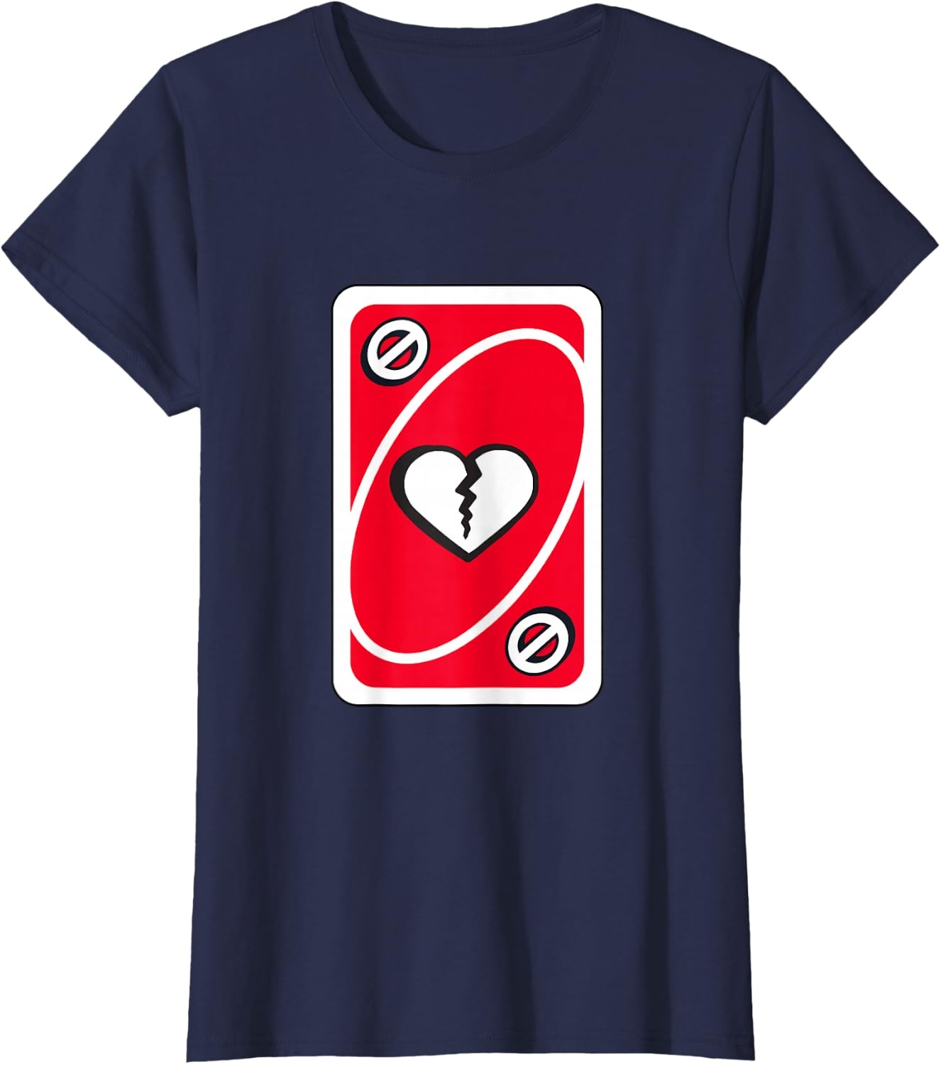 image:imageUNO Heart Skipping for You Valentines Day TShirtNavy Blue