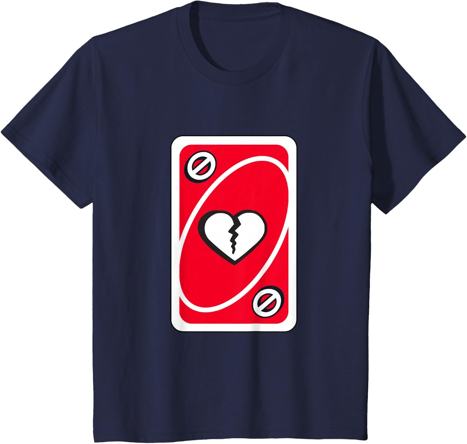 image:imageUNO Heart Skipping for You Valentines Day TShirtNavy Blue