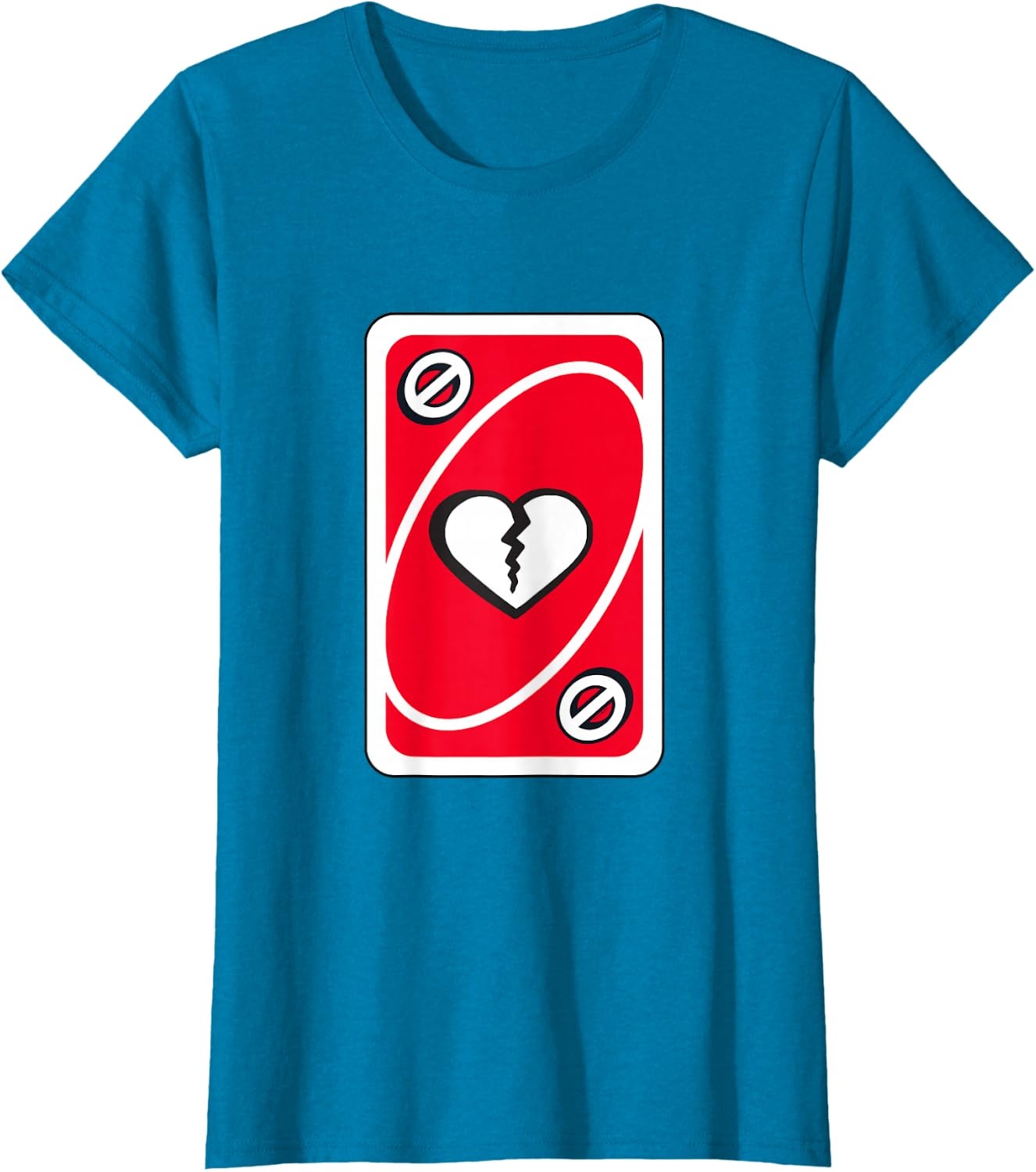image:imageUNO Heart Skipping for You Valentines Day TShirtSapphire Blue