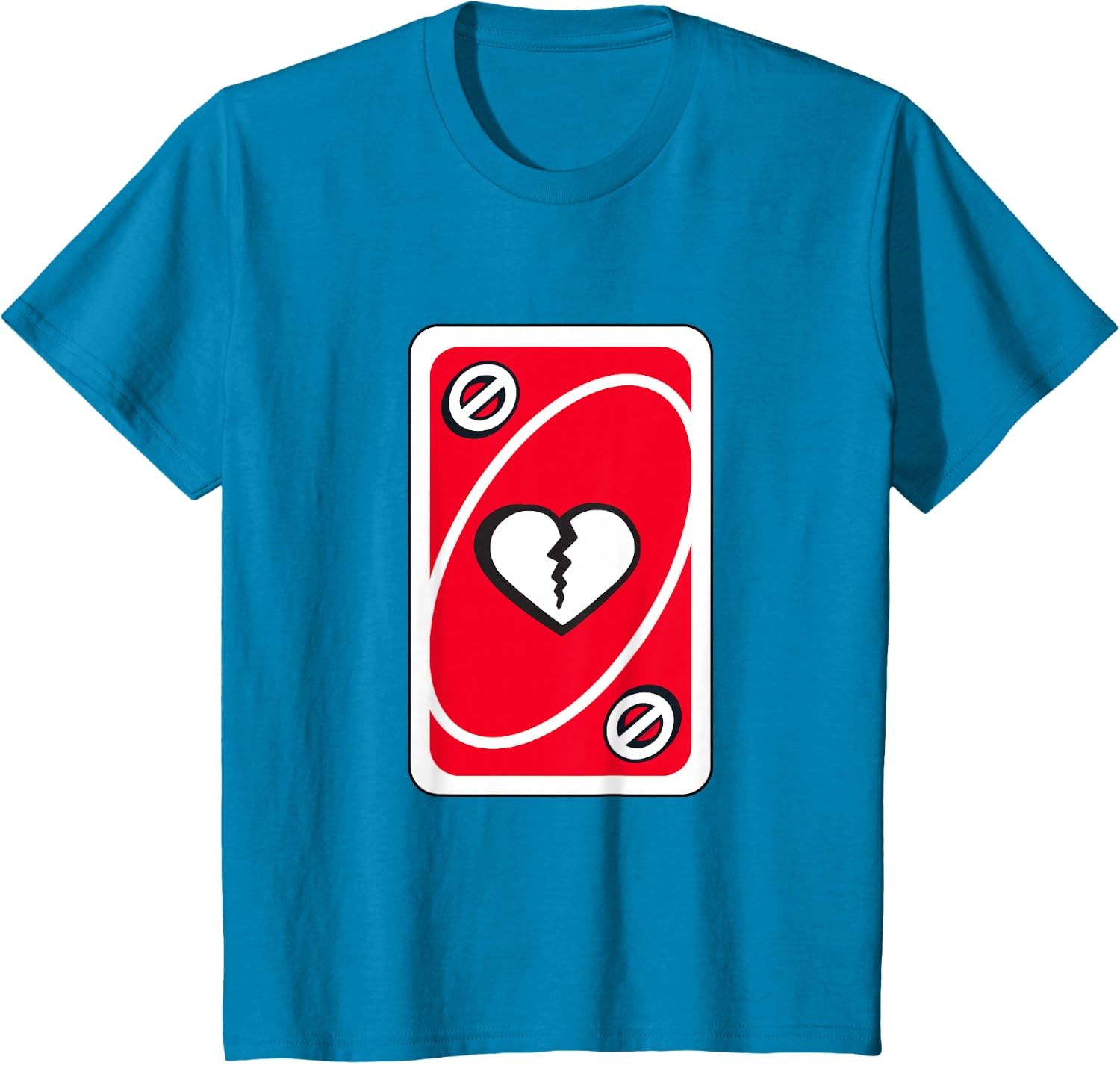 image:imageUNO Heart Skipping for You Valentines Day TShirtSapphire Blue