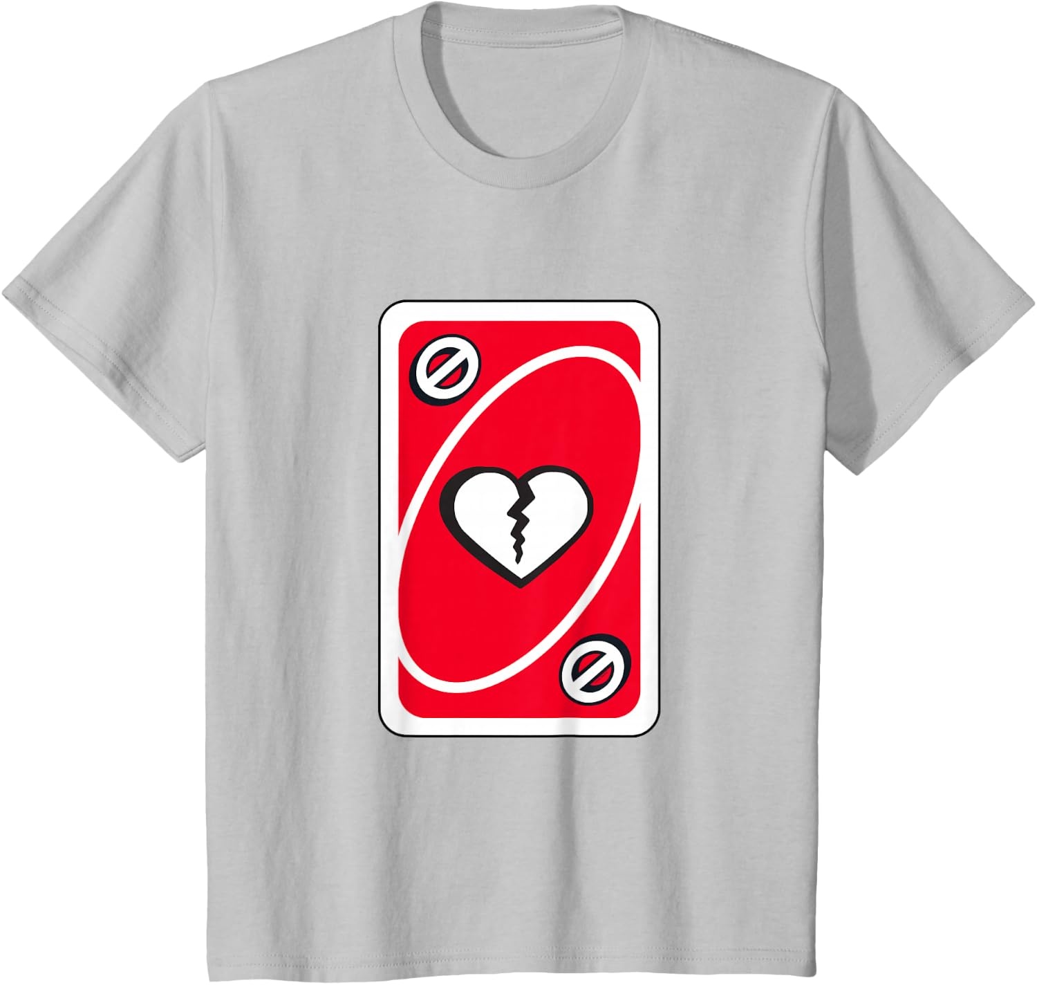 image:imageUNO Heart Skipping for You Valentines Day TShirtSilver Grey