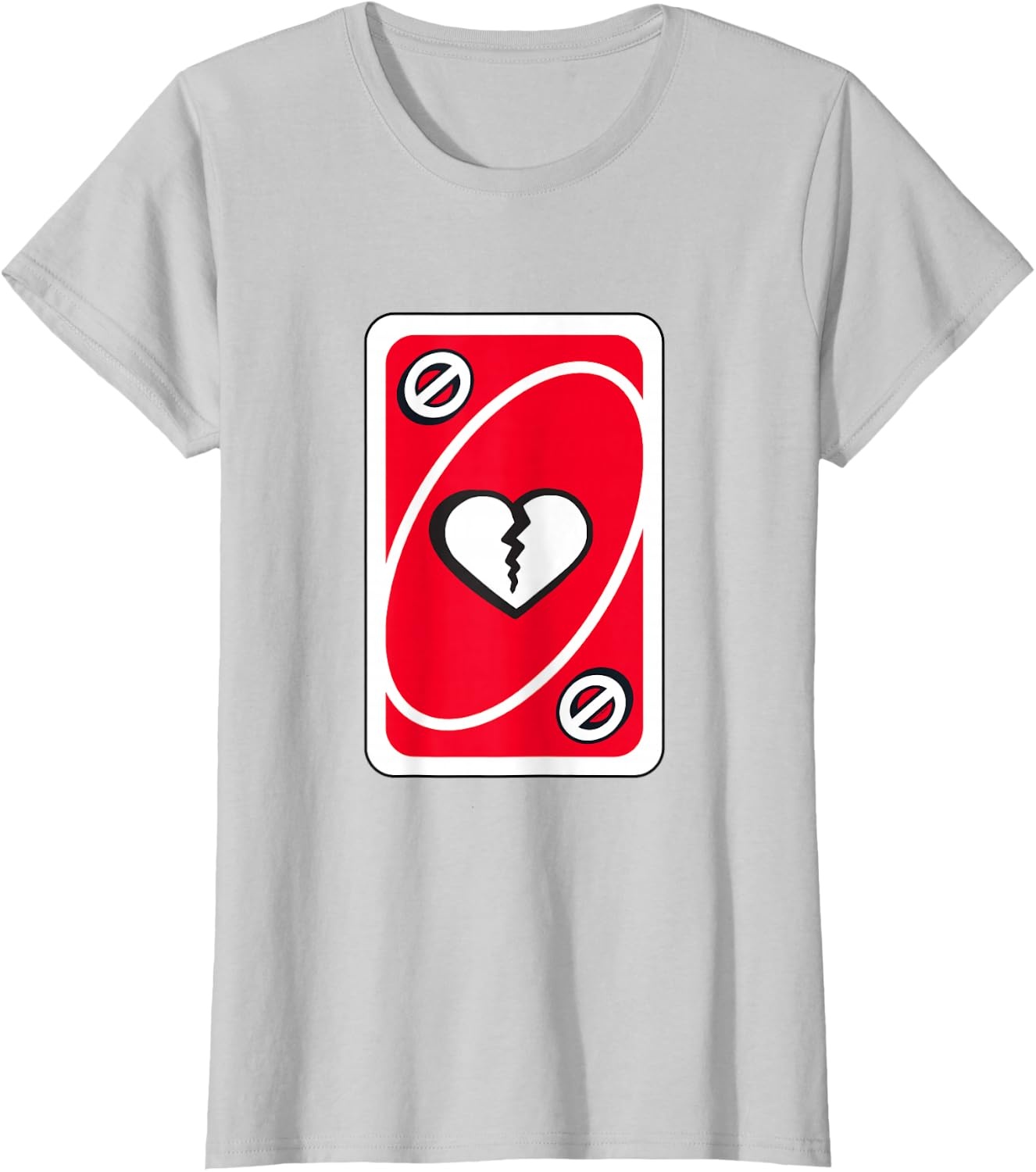 image:imageUNO Heart Skipping for You Valentines Day TShirtSilver Grey