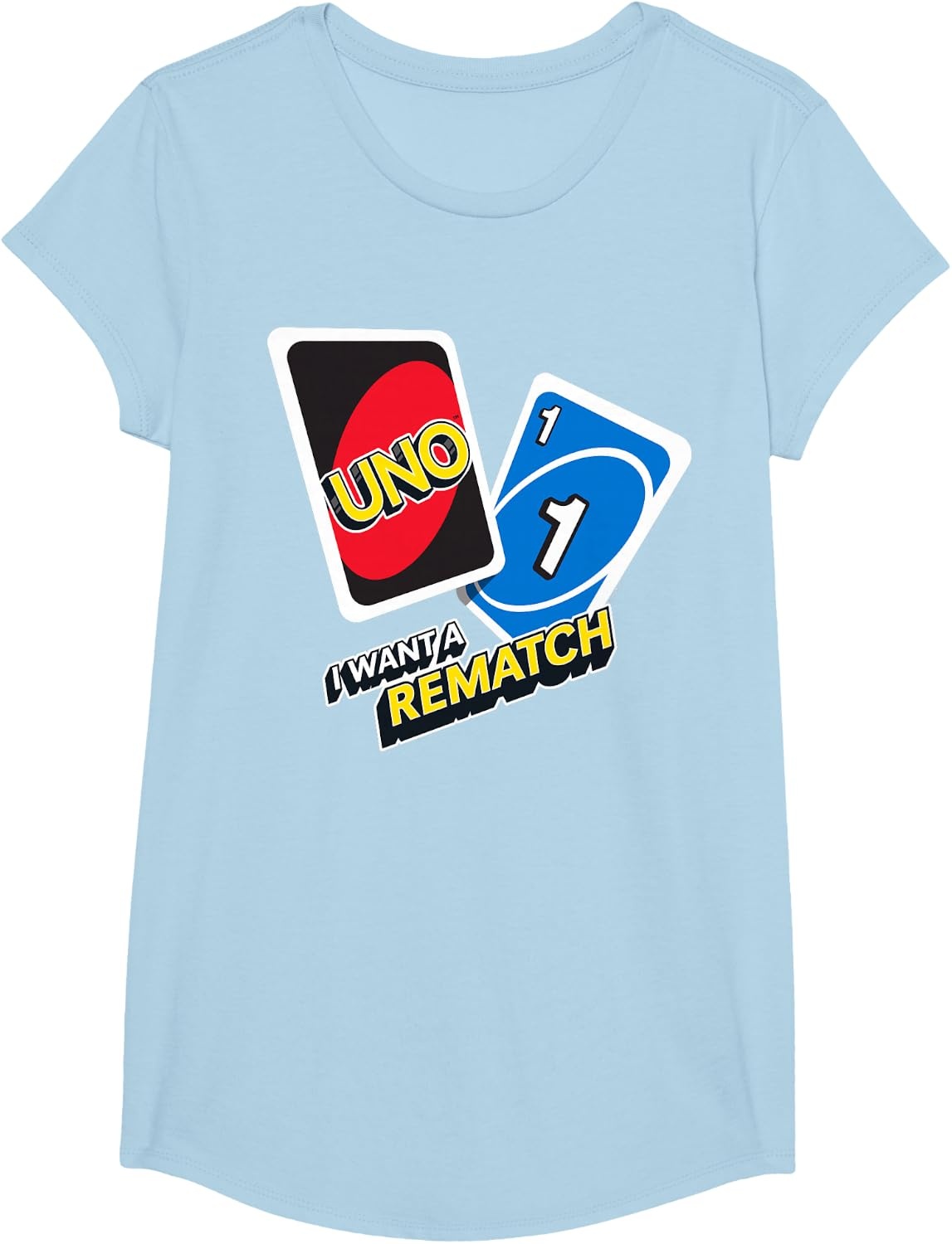 image:imageUNO I Want a Rematch TShirtBaby Blue