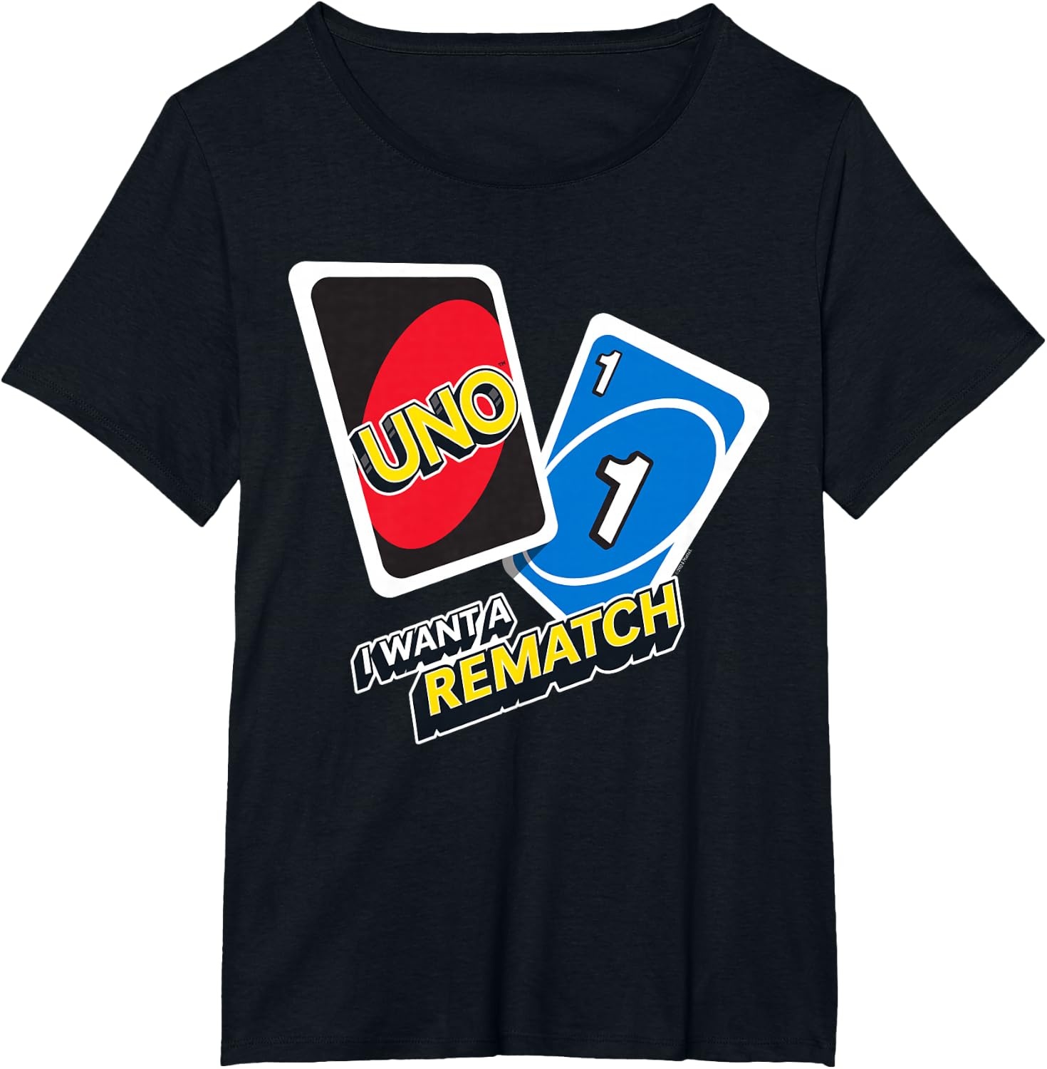 image:imageUNO I Want a Rematch TShirtBlack