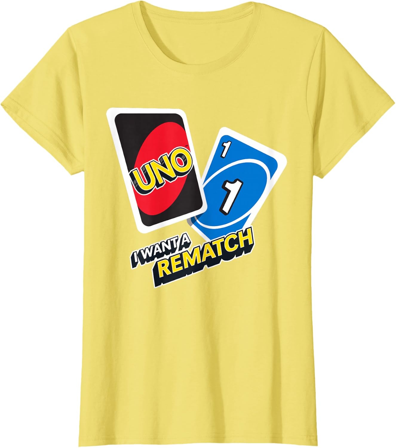 image:imageUNO I Want a Rematch TShirtLemon Yellow