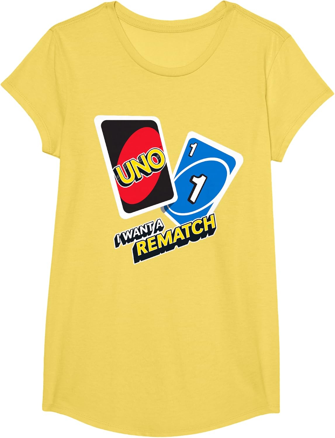image:imageUNO I Want a Rematch TShirtLemon Yellow