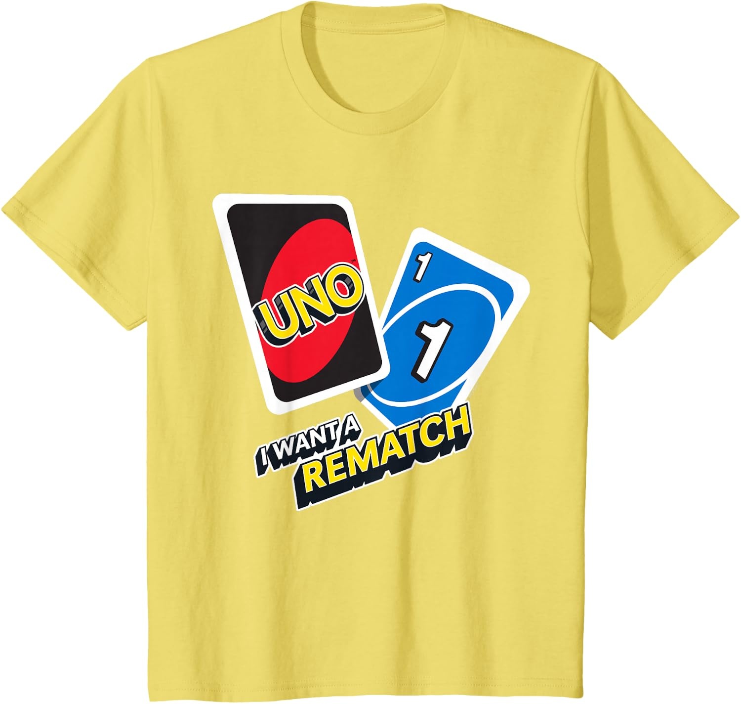 image:imageUNO I Want a Rematch TShirtLemon Yellow