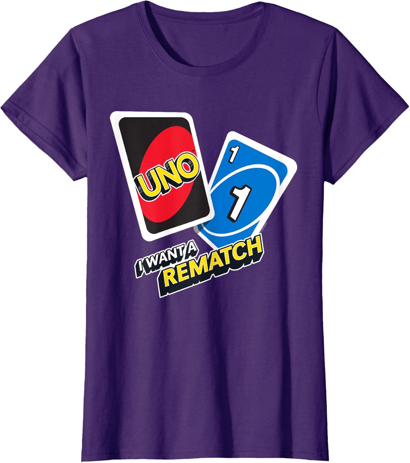 image:imageUNO I Want a Rematch TShirtPurple
