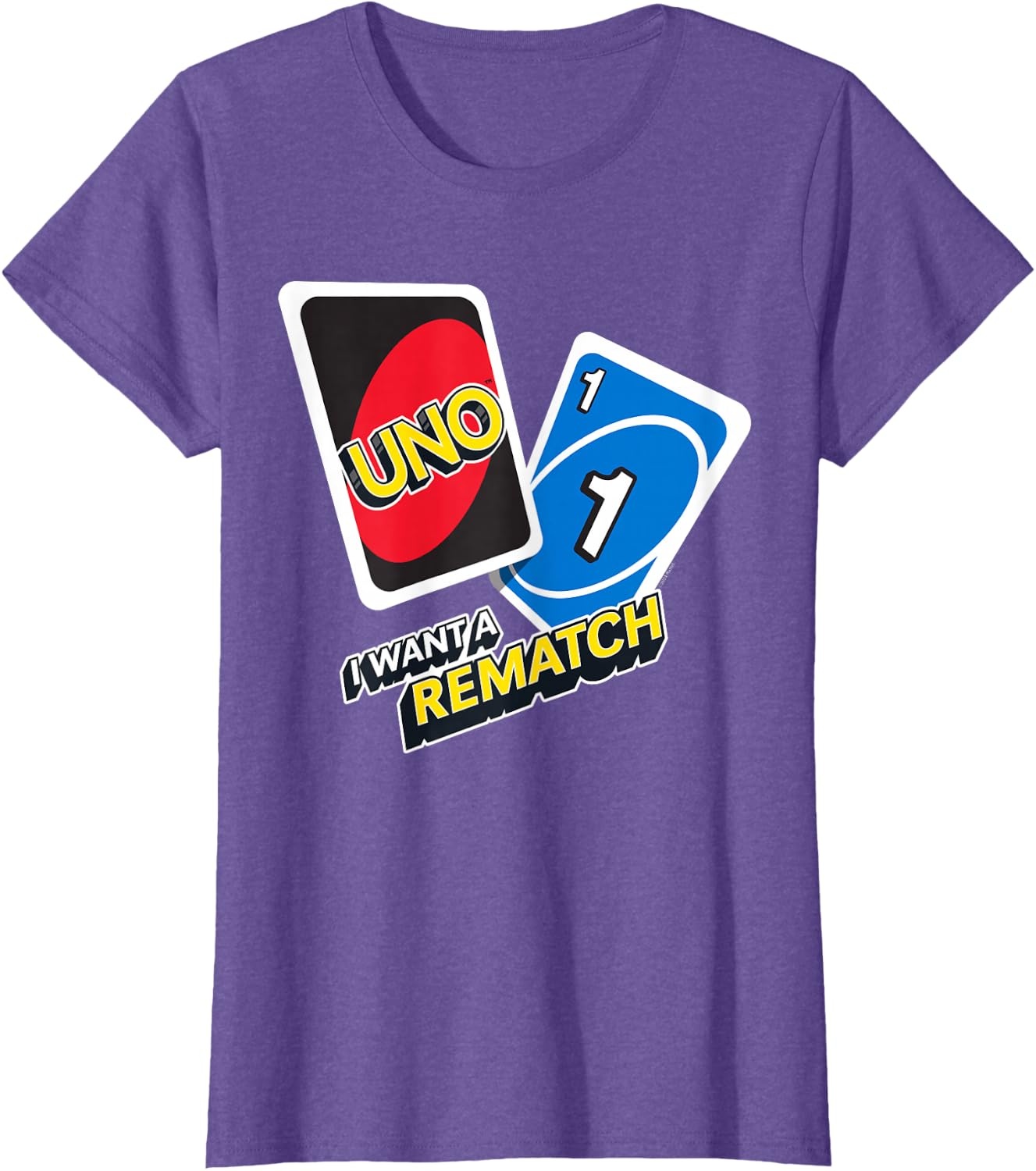 image:imageUNO I Want a Rematch TShirtPurple Heather