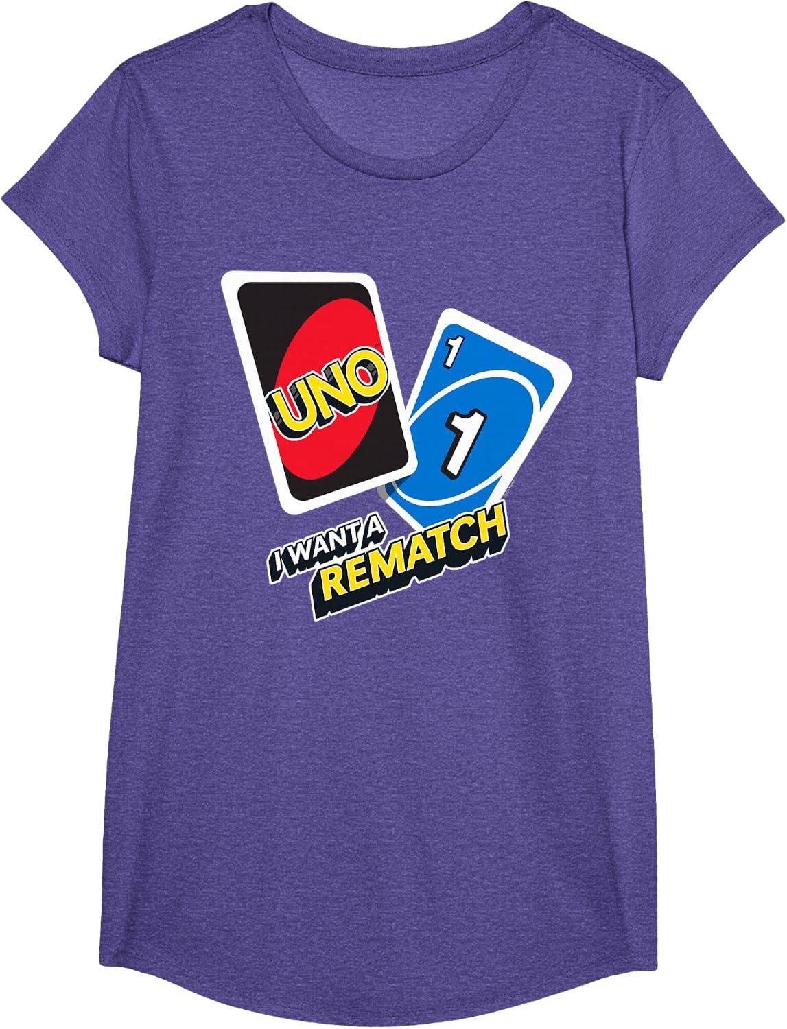 image:imageUNO I Want a Rematch TShirtPurple Heather