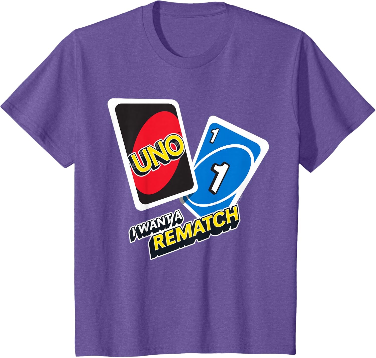 image:imageUNO I Want a Rematch TShirtPurple Heather