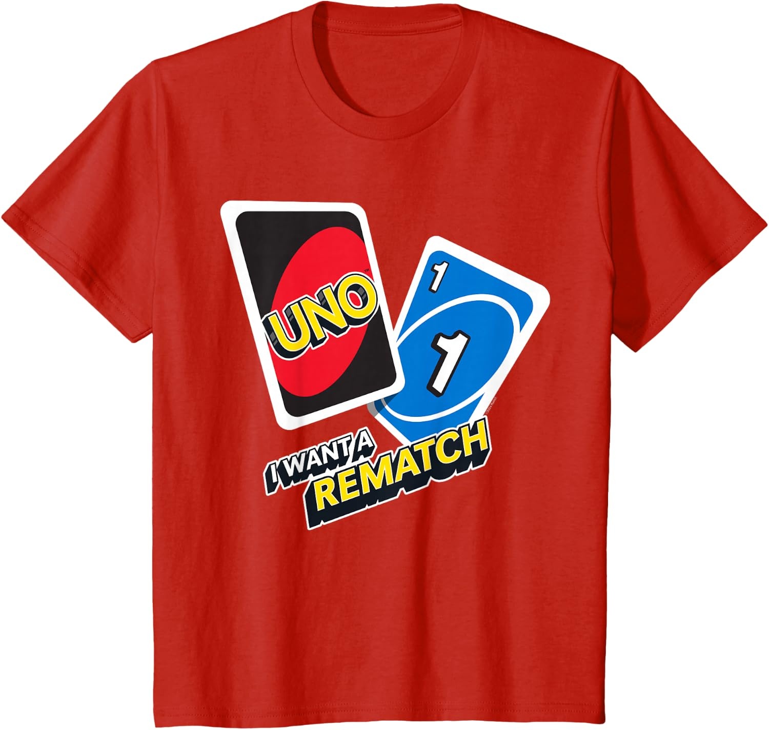 image:imageUNO I Want a Rematch TShirtRed