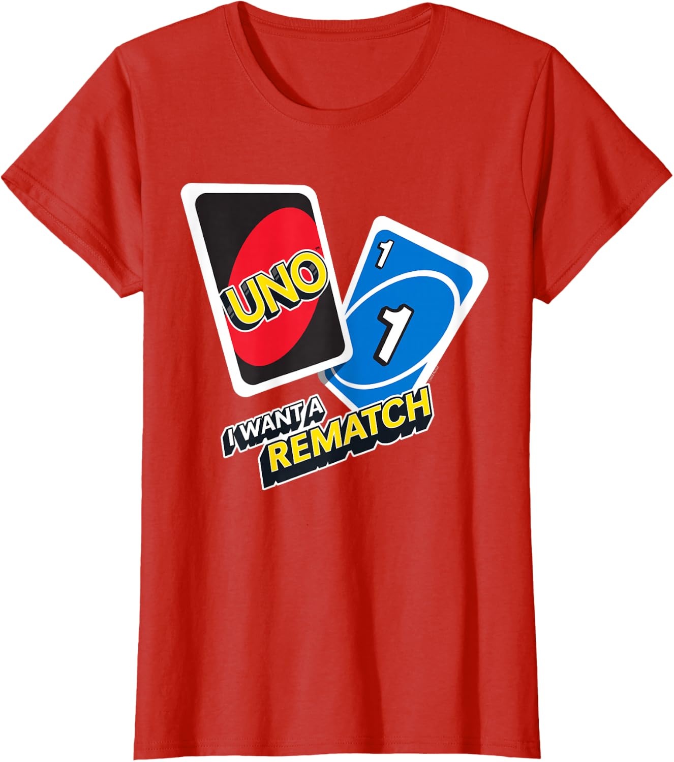 image:imageUNO I Want a Rematch TShirtRed