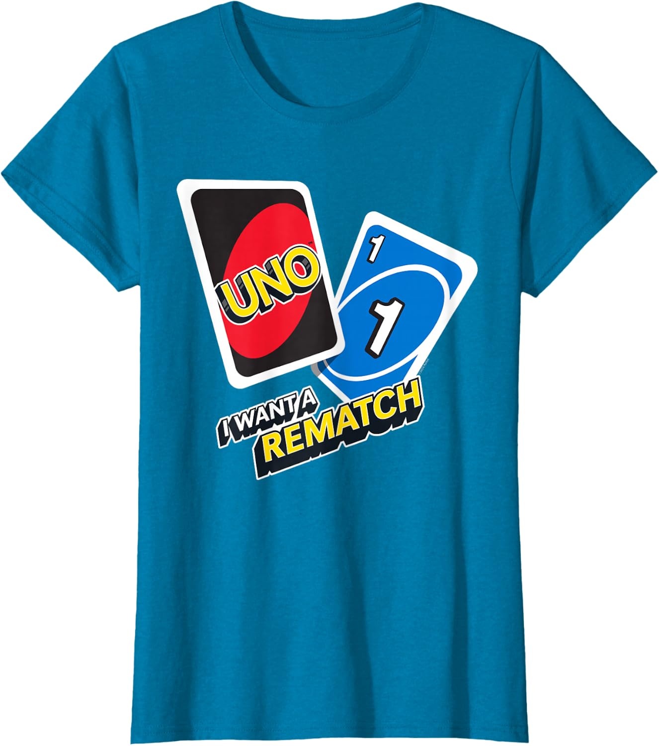 image:imageUNO I Want a Rematch TShirtSapphire Blue