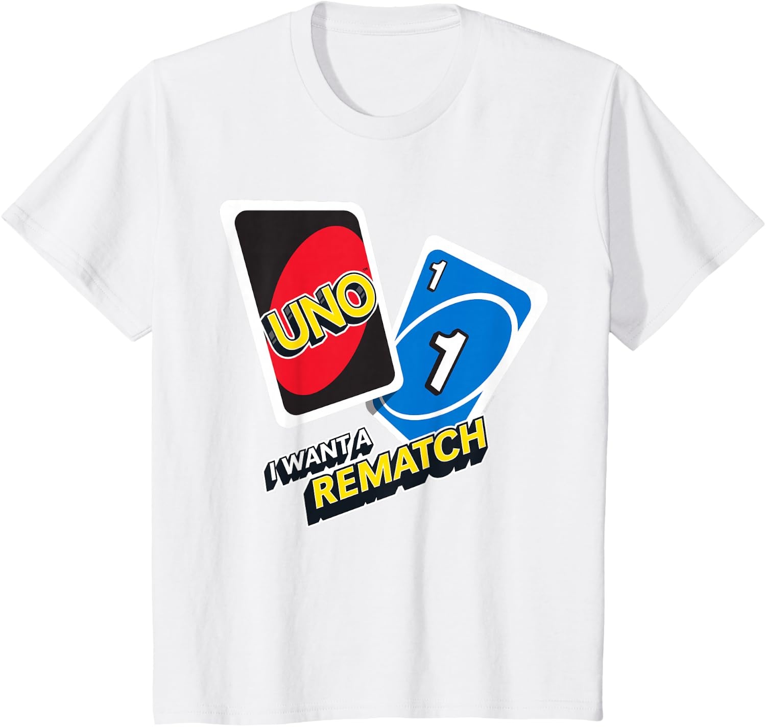 image:imageUNO I Want a Rematch TShirtWhite