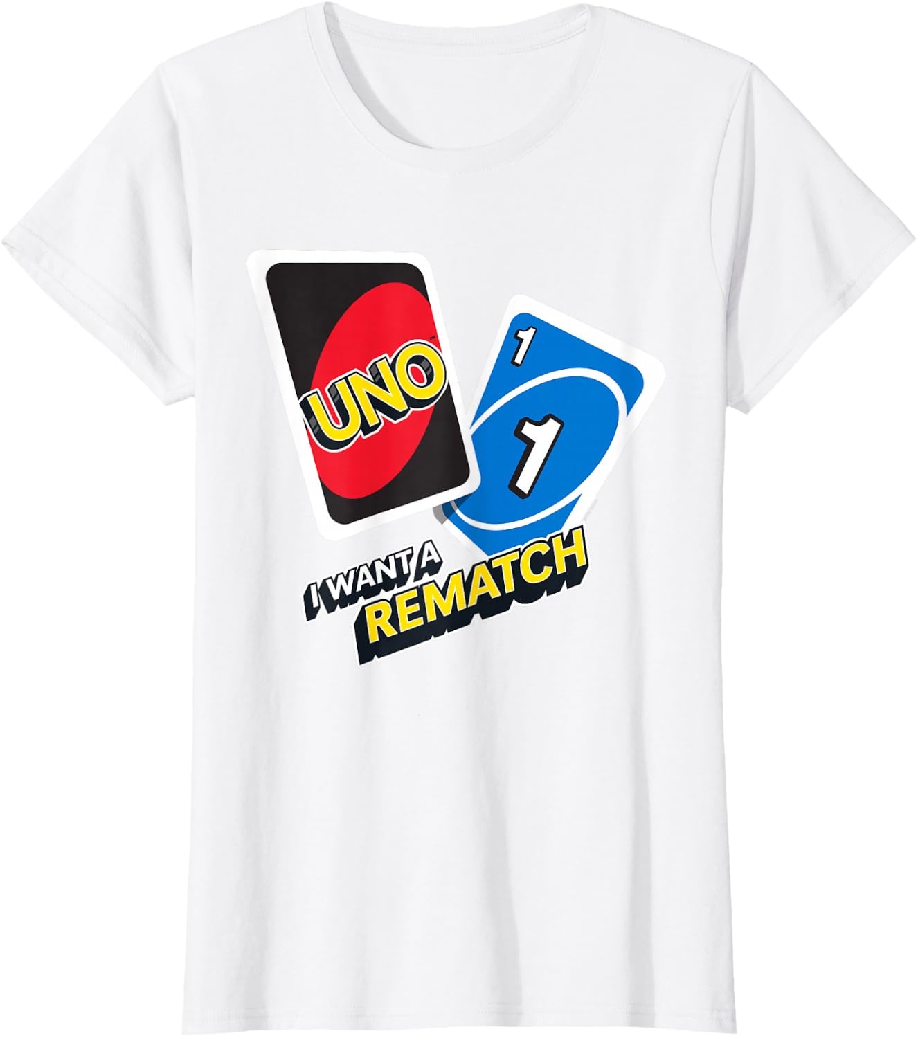 image:imageUNO I Want a Rematch TShirtWhite