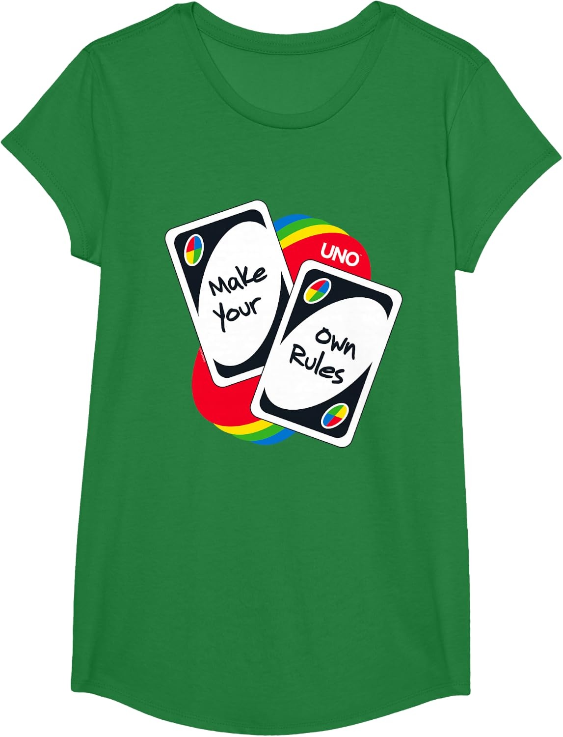 image:imageUNO Make Your Own Rules TShirtKelly Green