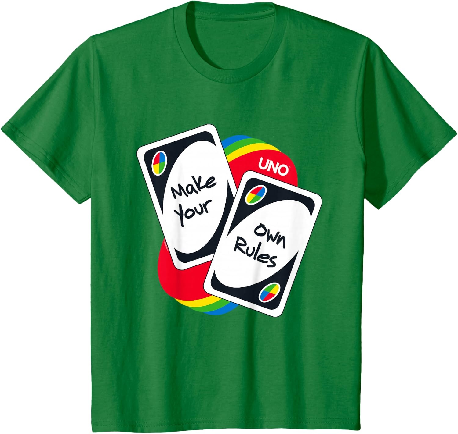 image:imageUNO Make Your Own Rules TShirtKelly Green