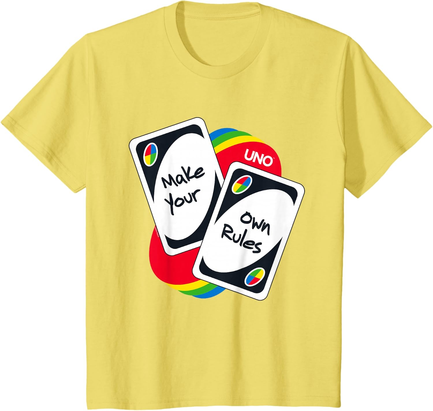 image:imageUNO Make Your Own Rules TShirtLemon Yellow