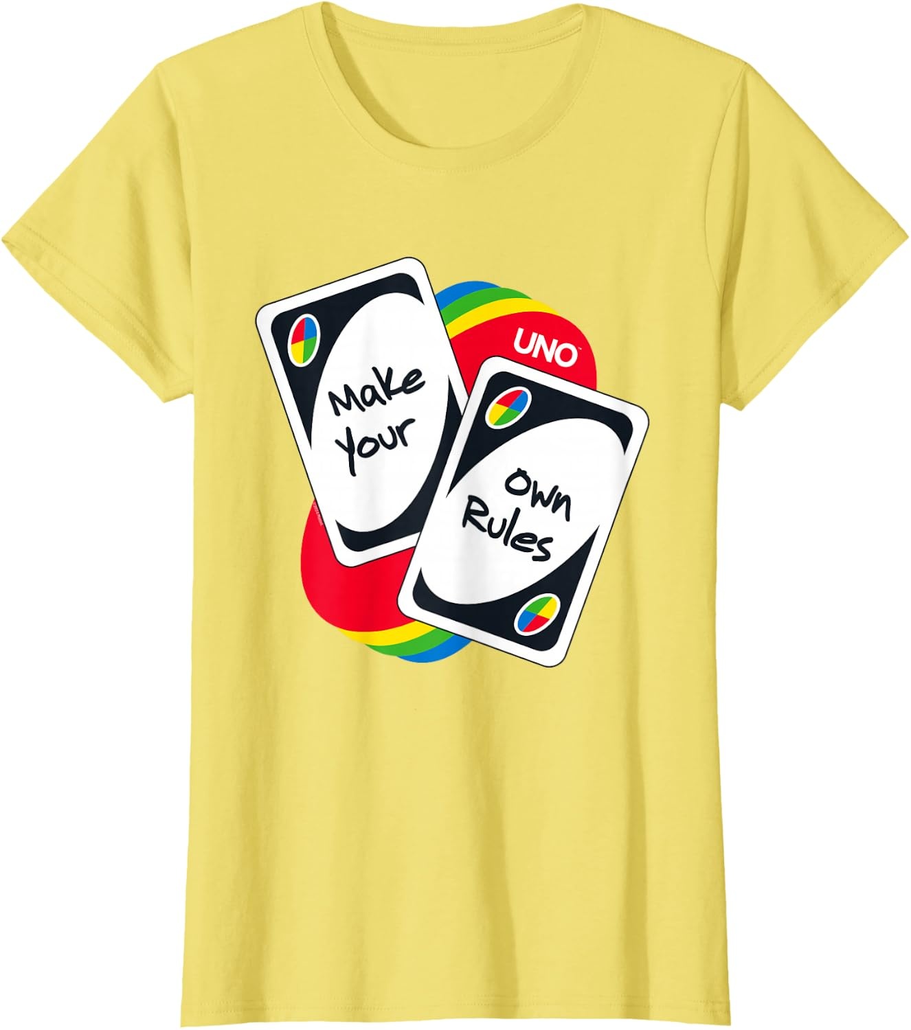 image:imageUNO Make Your Own Rules TShirtLemon Yellow