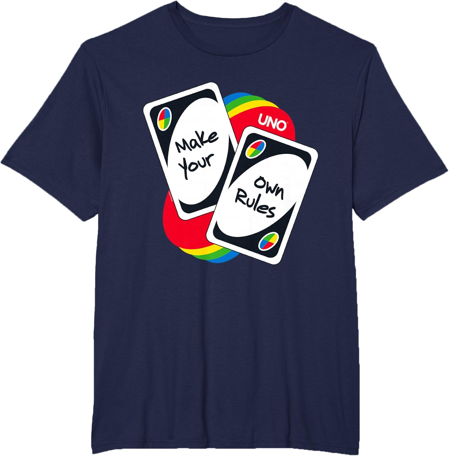 image:imageUNO Make Your Own Rules TShirtNavy Blue