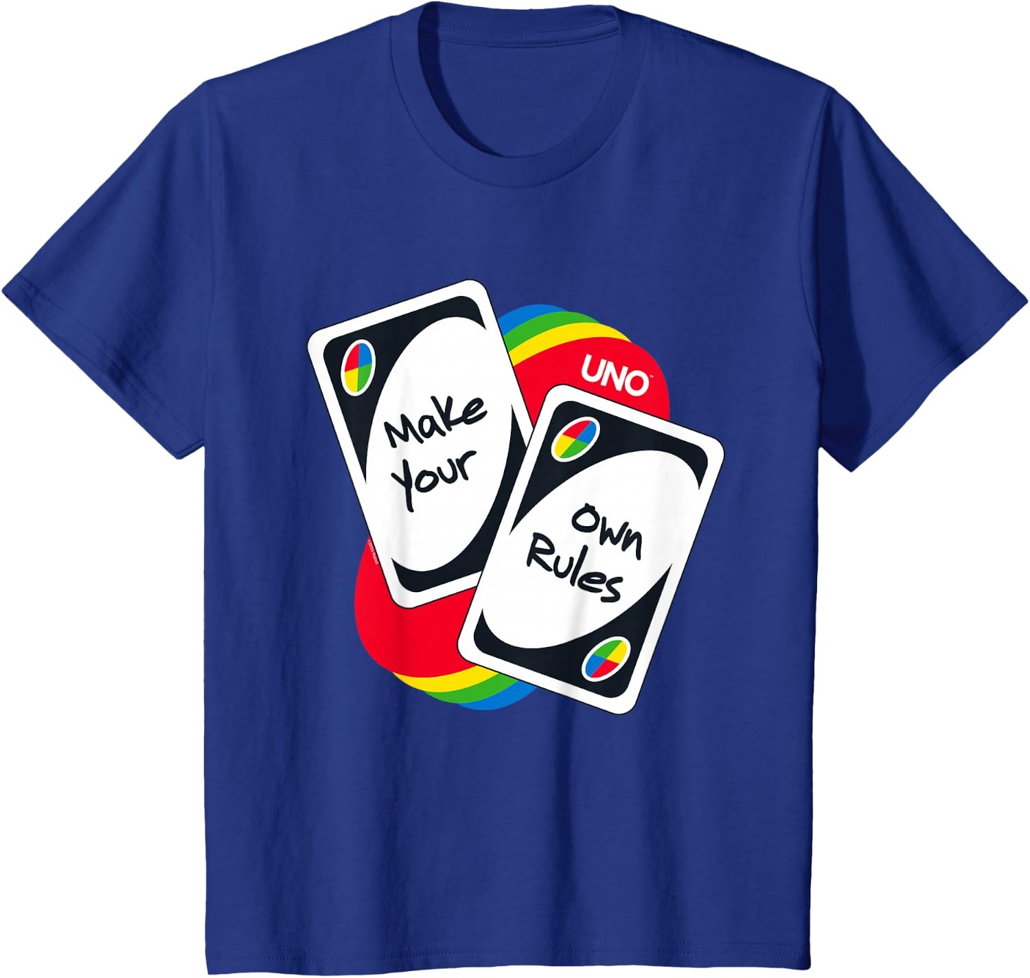 image:imageUNO Make Your Own Rules TShirtRoyal Blue