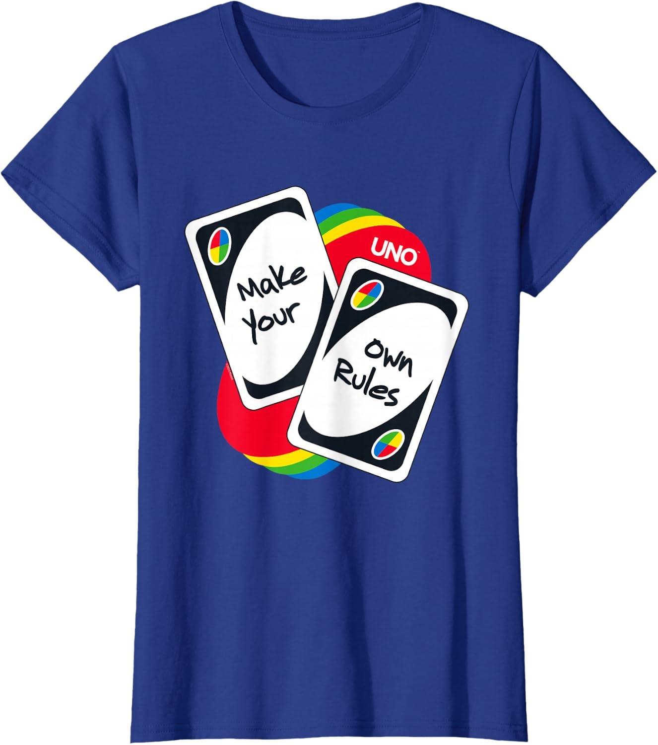image:imageUNO Make Your Own Rules TShirtRoyal Blue