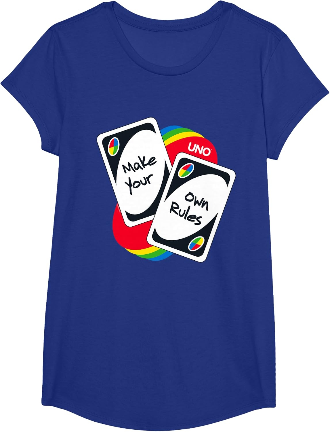 image:imageUNO Make Your Own Rules TShirtRoyal Blue