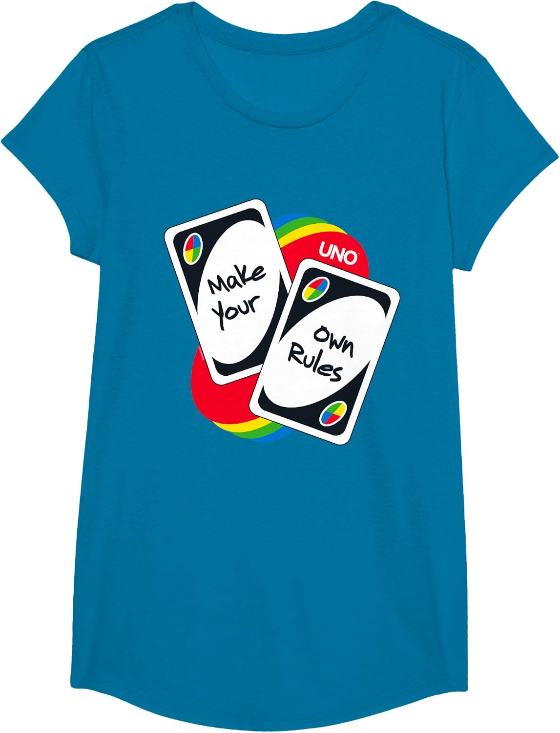 image:imageUNO Make Your Own Rules TShirtSapphire Blue