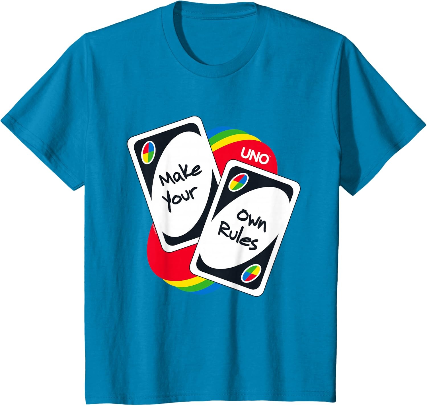 image:imageUNO Make Your Own Rules TShirtSapphire Blue