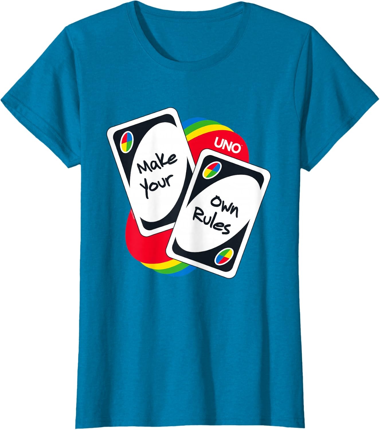 image:imageUNO Make Your Own Rules TShirtSapphire Blue