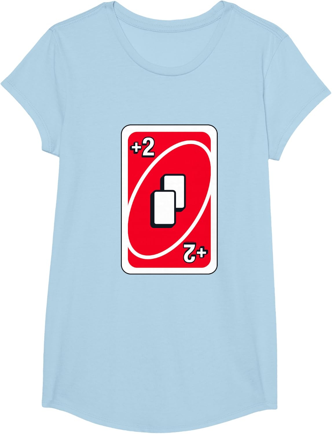 image:imageUNO Red Draw Two Card TShirtBaby Blue