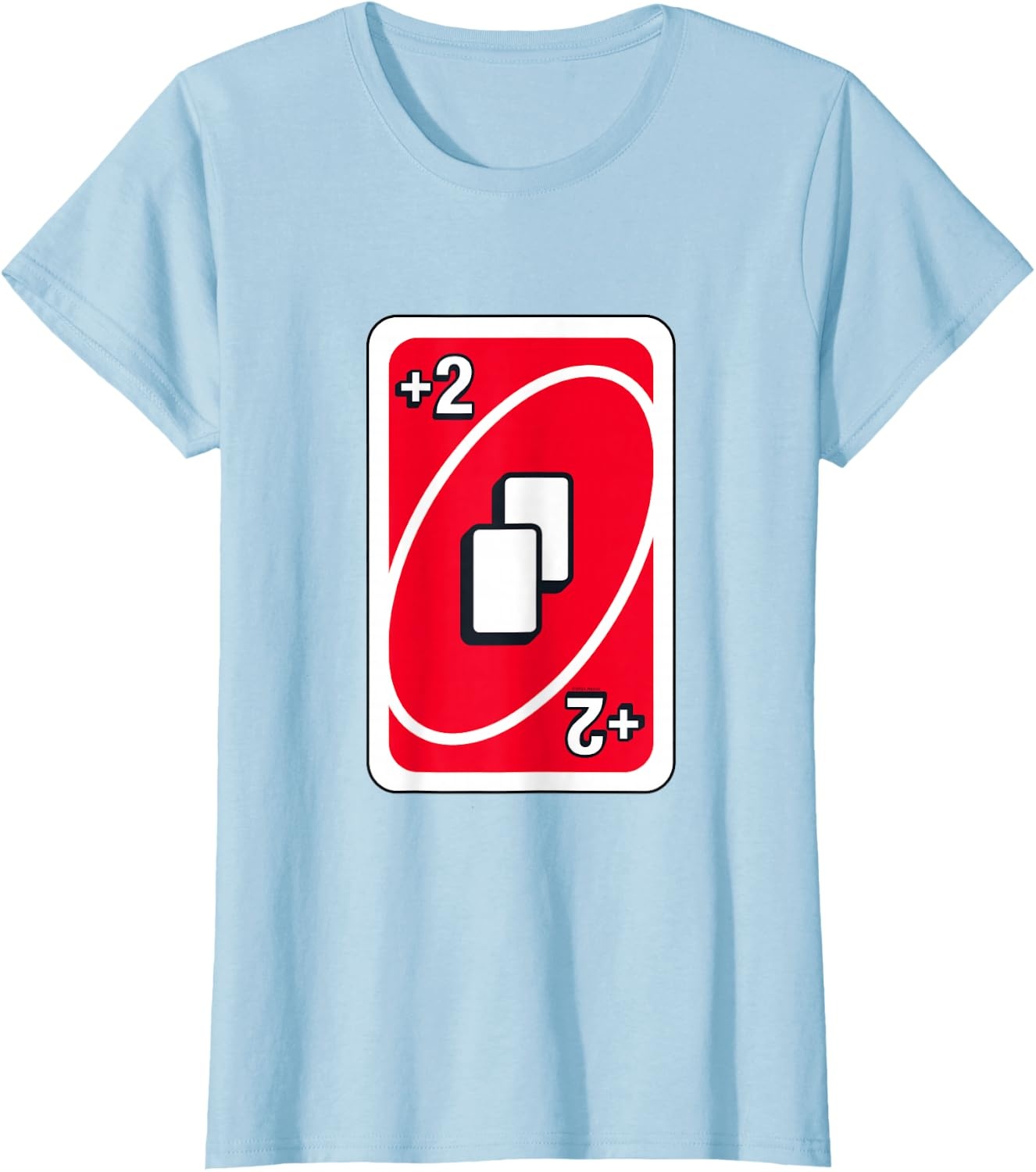 image:imageUNO Red Draw Two Card TShirtBaby Blue