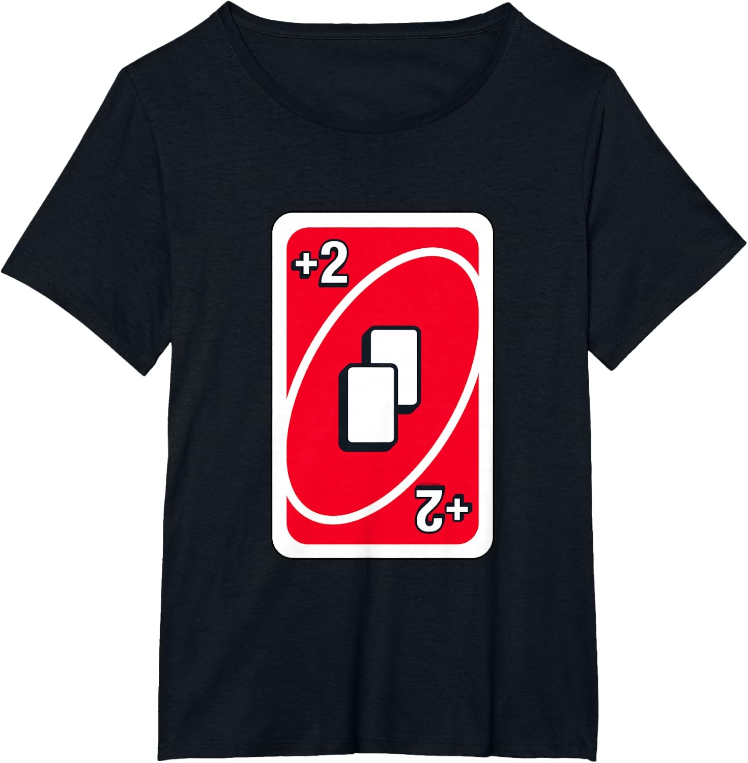 image:imageUNO Red Draw Two Card TShirtBlack