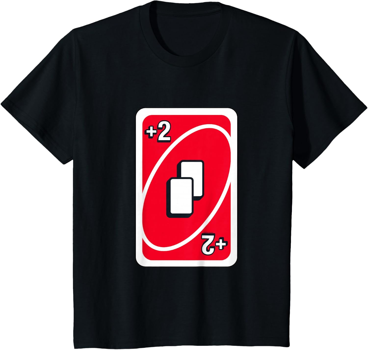 image:imageUNO Red Draw Two Card TShirtBlack