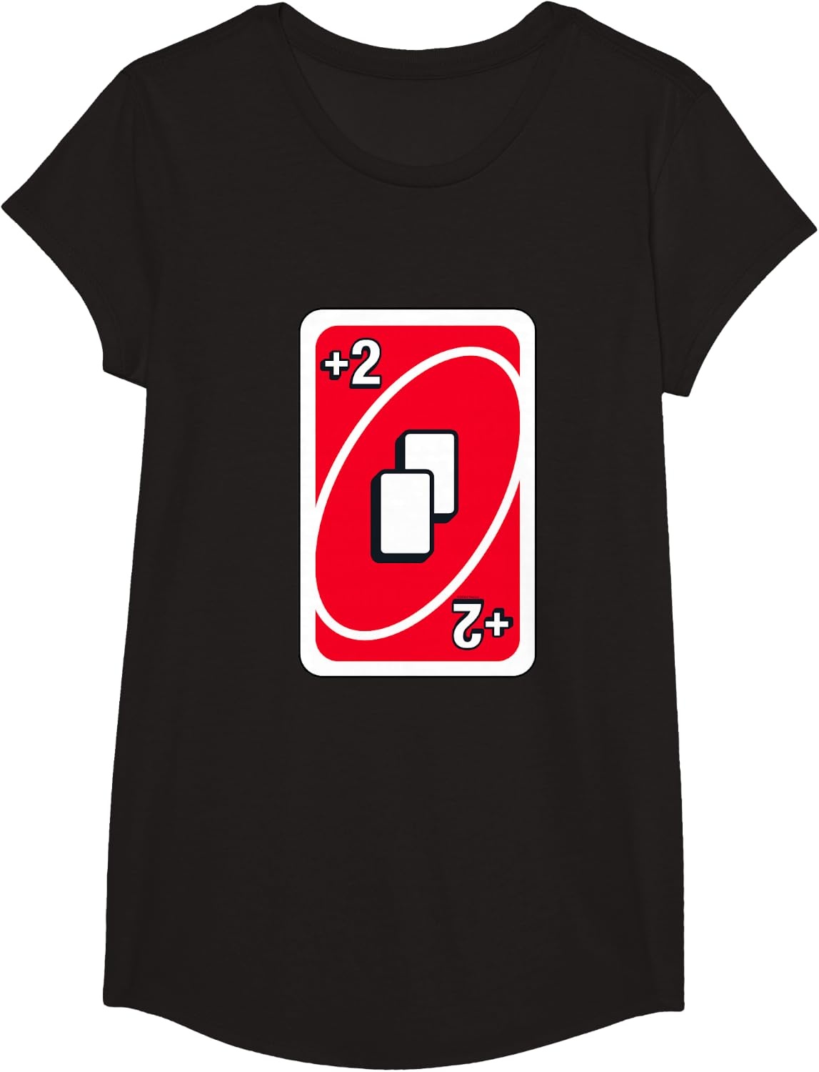 image:imageUNO Red Draw Two Card TShirtBlack