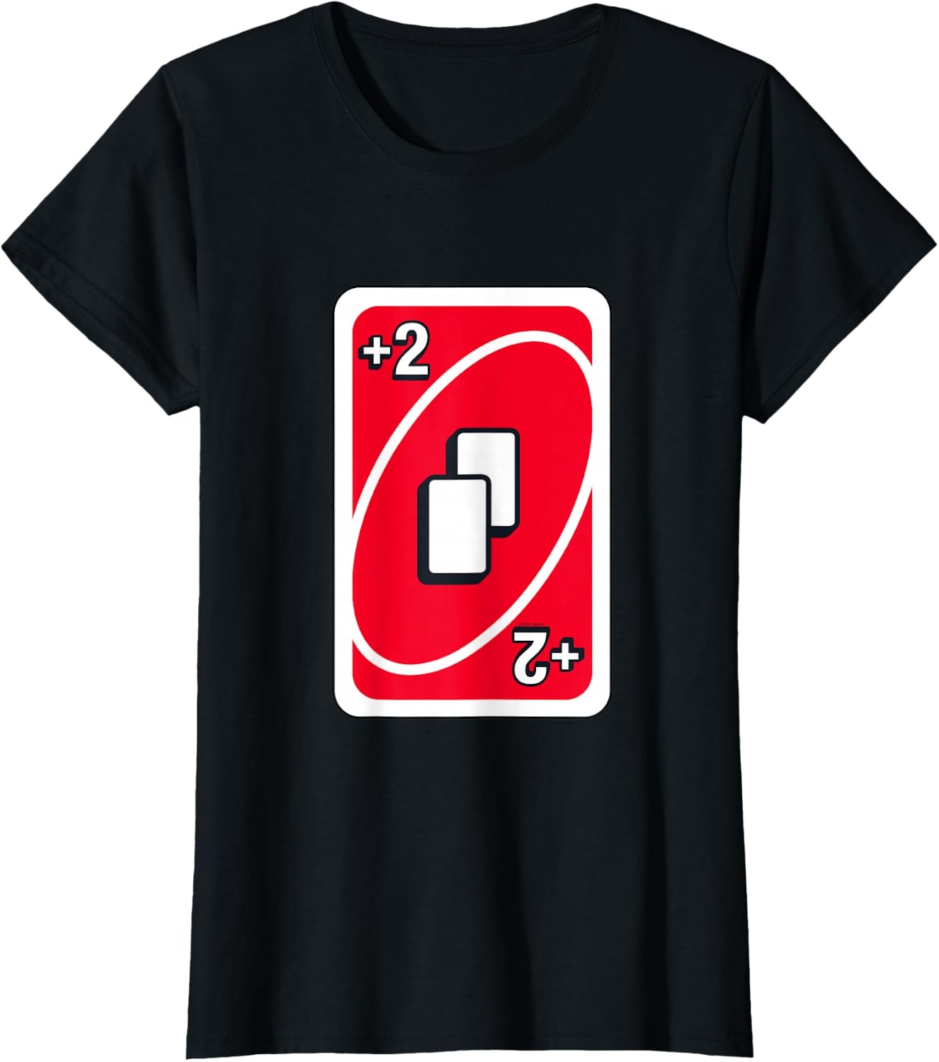 image:imageUNO Red Draw Two Card TShirtBlack
