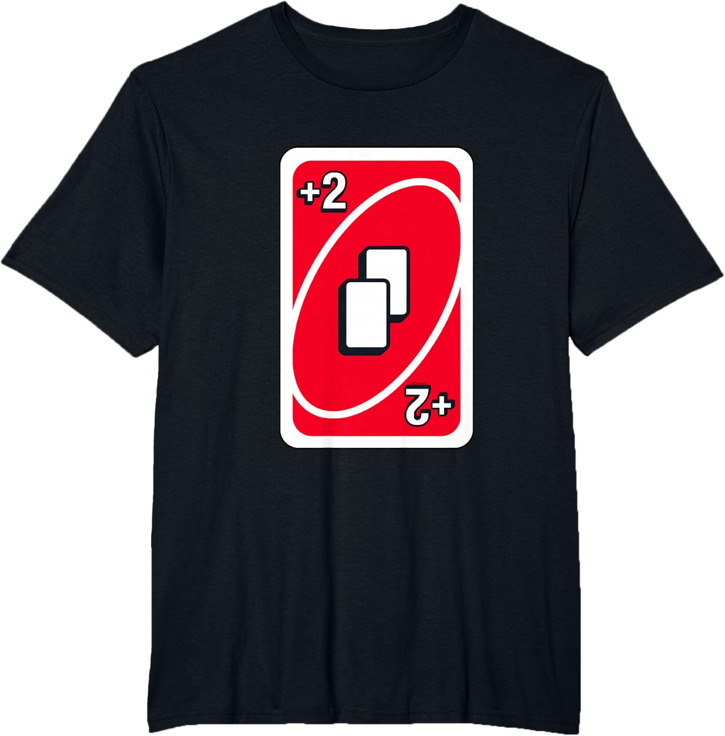 image:imageUNO Red Draw Two Card TShirtBlack