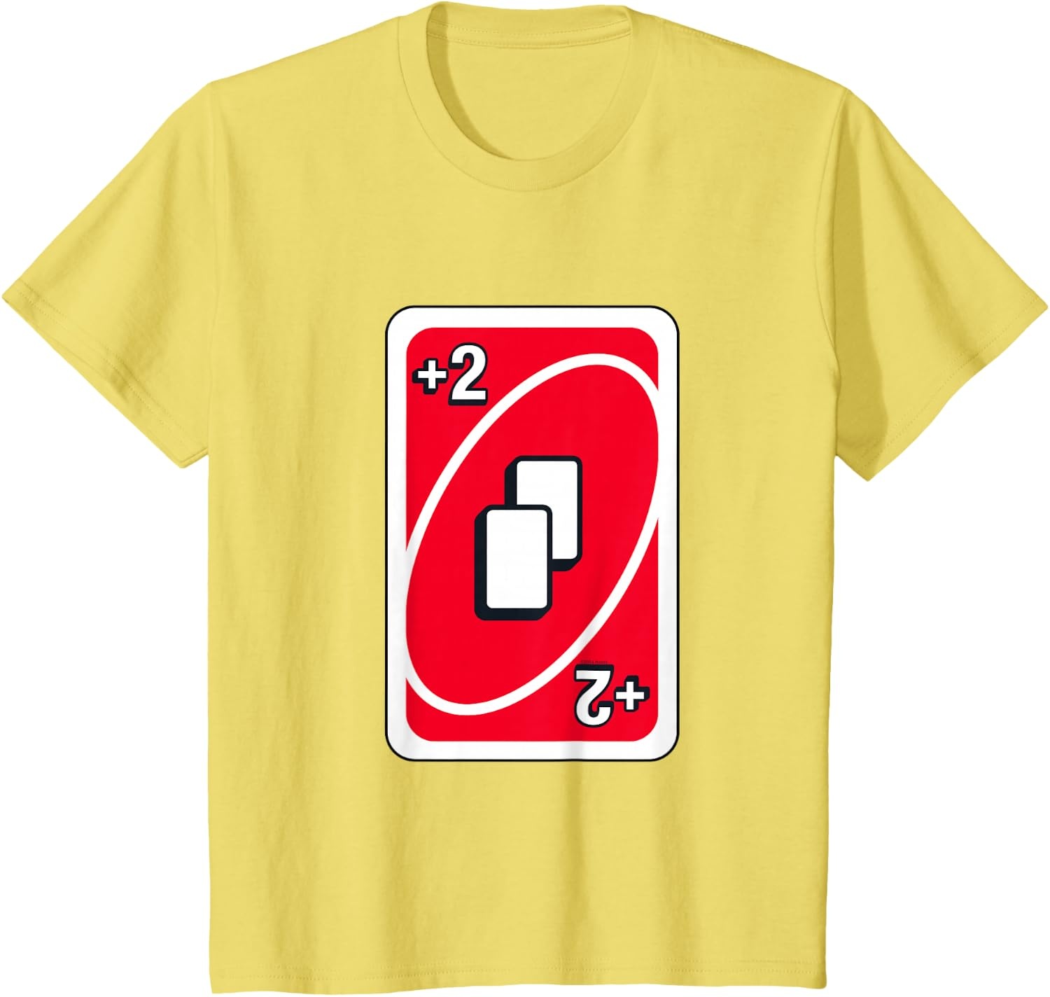 image:imageUNO Red Draw Two Card TShirtLemon Yellow