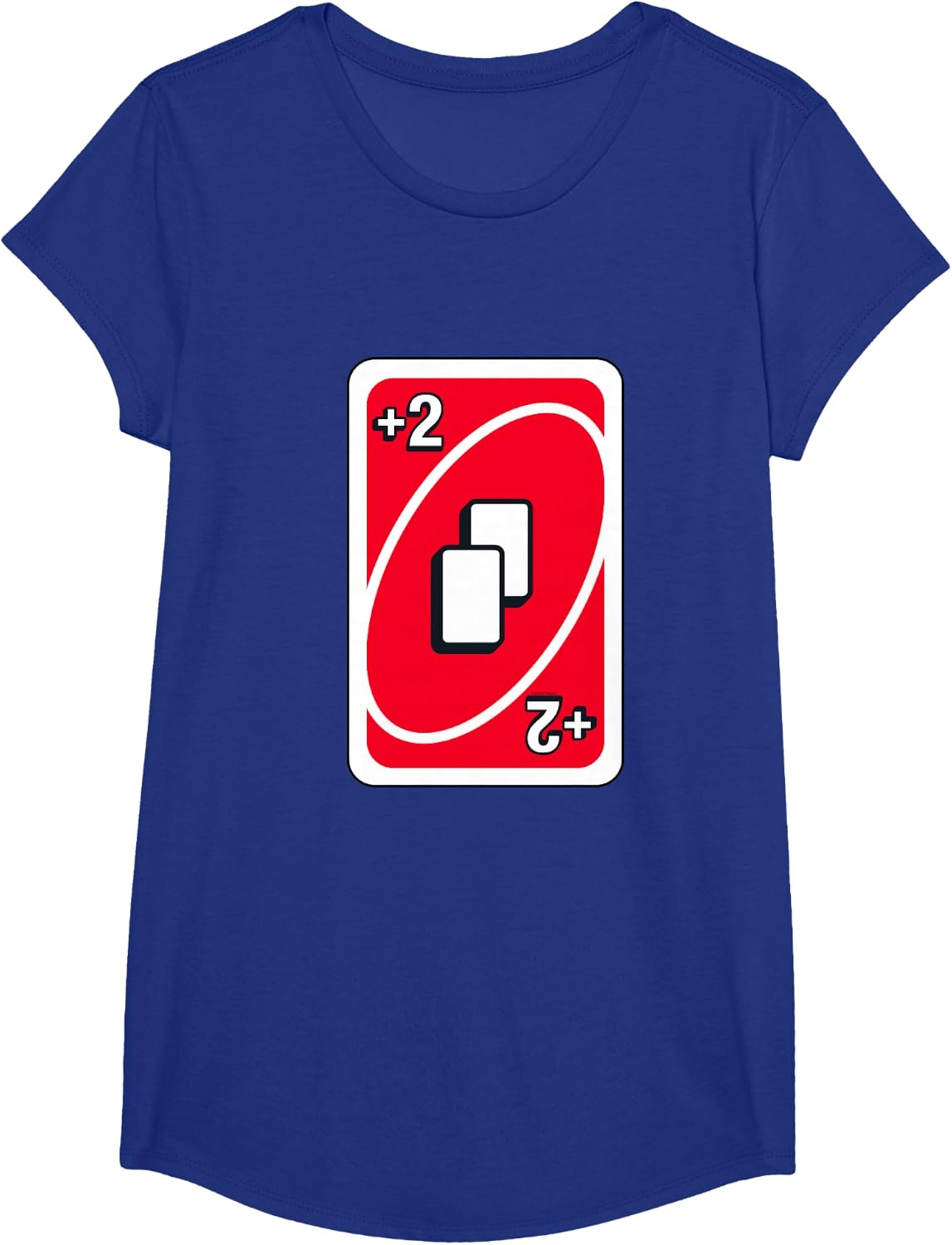 image:imageUNO Red Draw Two Card TShirtRoyal Blue