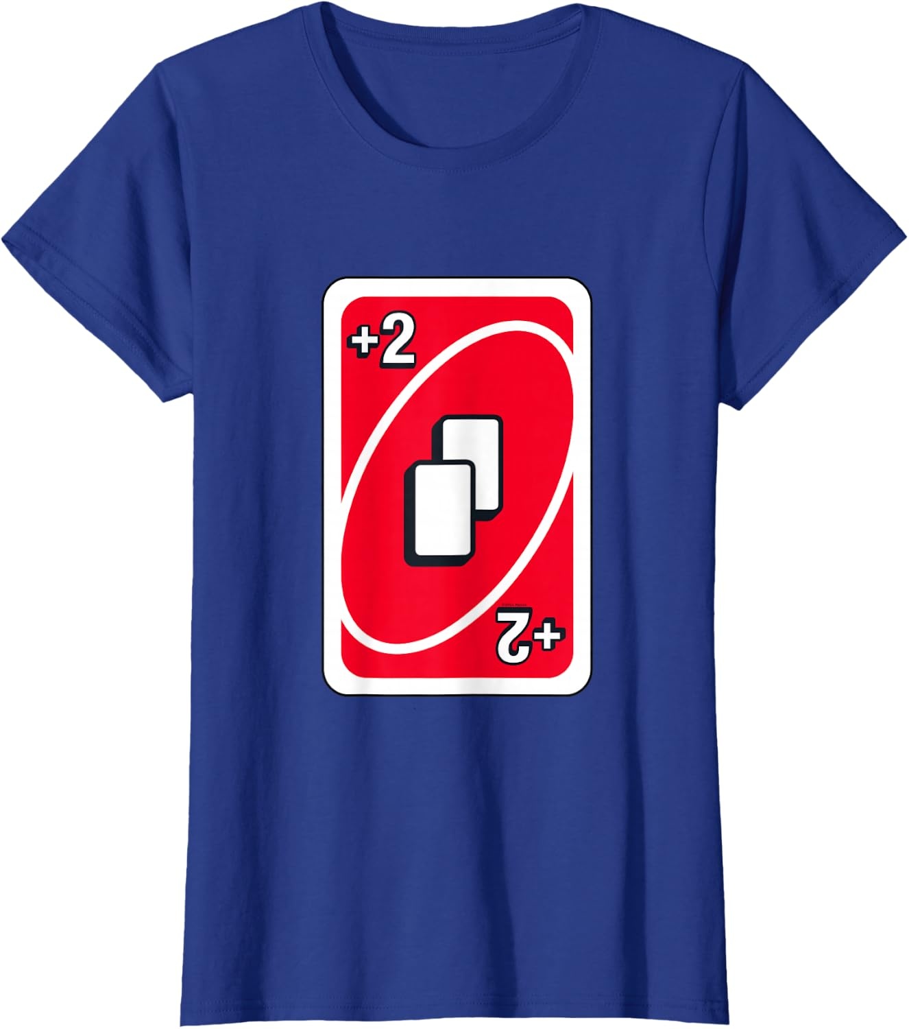 image:imageUNO Red Draw Two Card TShirtRoyal Blue
