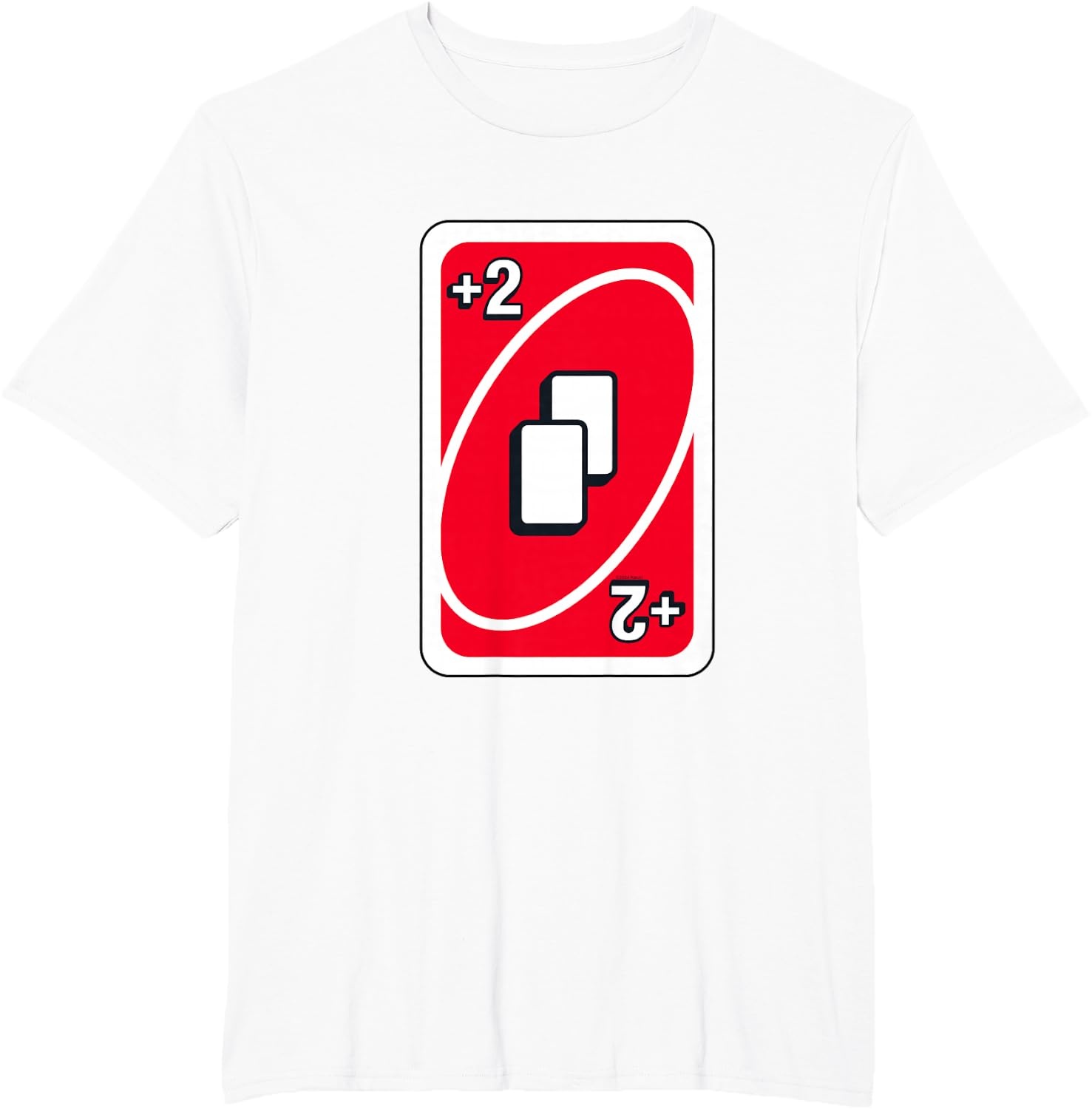 image:imageUNO Red Draw Two Card TShirtWhite