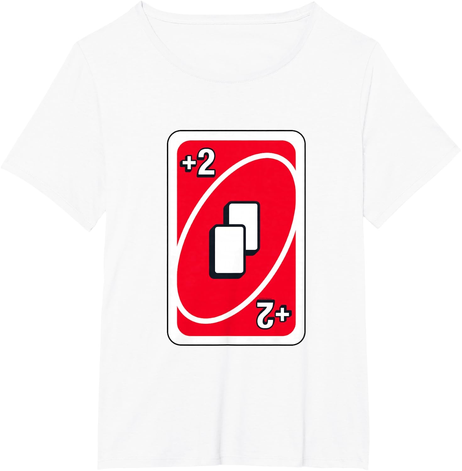 image:imageUNO Red Draw Two Card TShirtWhite