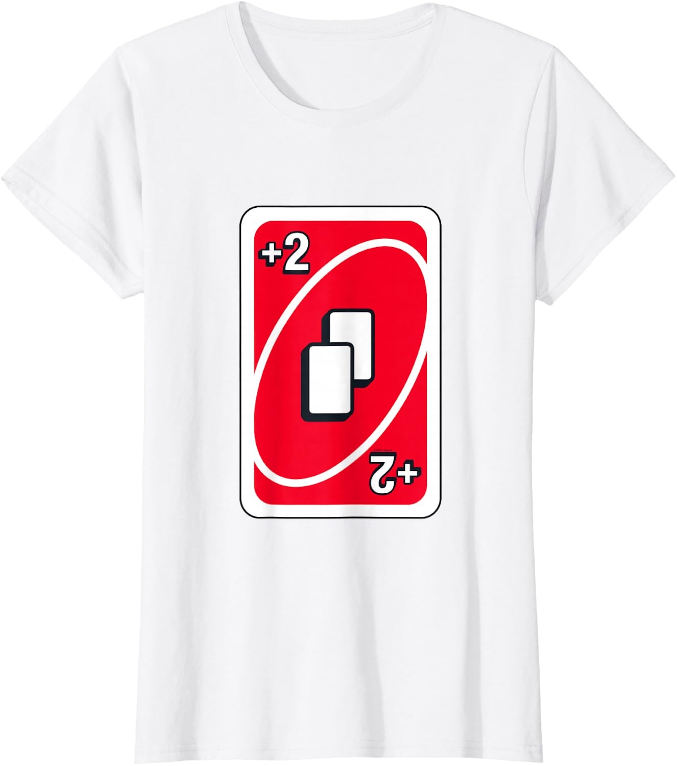 image:imageUNO Red Draw Two Card TShirtWhite